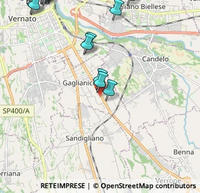 Mappa Via C. Cavour, 13894 Gaglianico BI, Italia (3.32526)