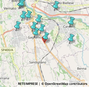 Mappa Via C. Cavour, 13894 Gaglianico BI, Italia (2.17308)