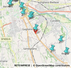Mappa Via C. Cavour, 13894 Gaglianico BI, Italia (3.23667)