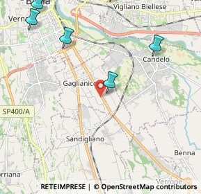 Mappa Via C. Cavour, 13894 Gaglianico BI, Italia (3.6175)