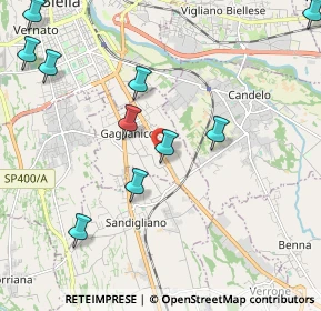 Mappa Via C. Cavour, 13894 Gaglianico BI, Italia (2.62273)