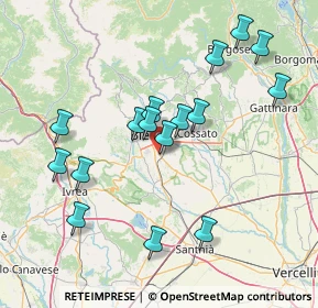 Mappa Via C. Cavour, 13894 Gaglianico BI, Italia (15.205)