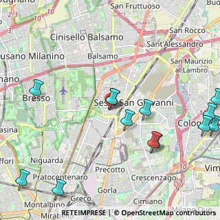 Mappa Via Fabio Filzi, 20099 Sesto San Giovanni MI, Italia (2.66615)