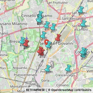 Mappa Via Fabio Filzi, 20099 Sesto San Giovanni MI, Italia (2.217)