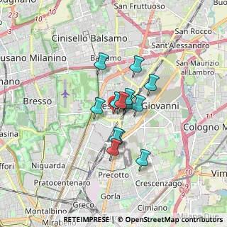 Mappa Via Fabio Filzi, 20099 Sesto San Giovanni MI, Italia (1.08154)
