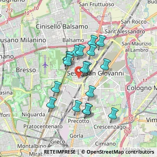 Mappa Via Fabio Filzi, 20099 Sesto San Giovanni MI, Italia (1.46)