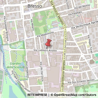 Mappa Vicolo Isetta, 21, 20091 Bresso MI, Italia, 20091 Bresso, Milano (Lombardia)