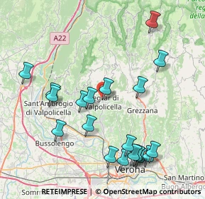 Mappa Viale della Rimembranza, 37024 Negrar di Valpolicella VR, Italia (8.9195)