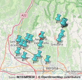 Mappa Viale della Rimembranza, 37024 Negrar di Valpolicella VR, Italia (7.809)