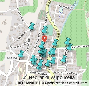 Mappa Viale della Rimembranza, 37024 Negrar di Valpolicella VR, Italia (0.22)