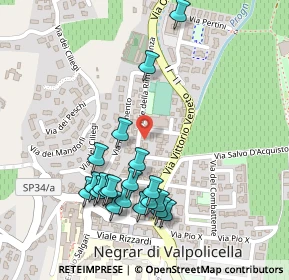 Mappa Viale della Rimembranza, 37024 Negrar di Valpolicella VR, Italia (0.255)