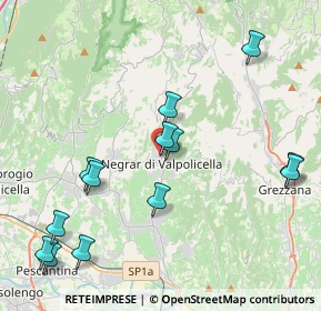 Mappa Viale della Rimembranza, 37024 Negrar di Valpolicella VR, Italia (4.70692)