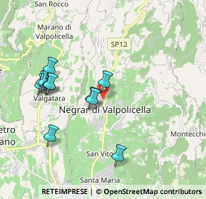 Mappa Viale della Rimembranza, 37024 Negrar di Valpolicella VR, Italia (1.86182)