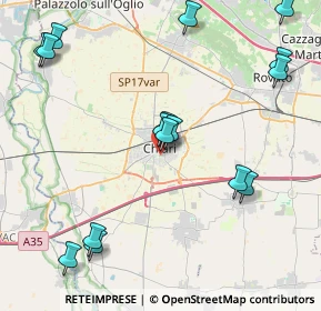 Mappa Via San Sebastiano, 25032 Chiari BS, Italia (4.88938)