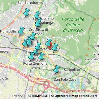 Mappa Via Luca Marenzio, 25121 Brescia BS, Italia (1.86211)