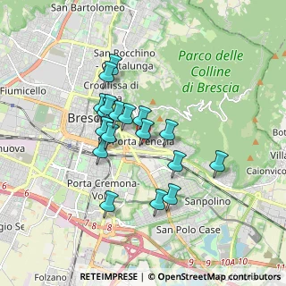 Mappa Via Luca Marenzio, 25121 Brescia BS, Italia (1.43389)
