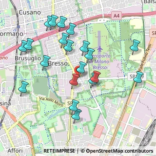 Mappa Via Ambrogio Strada, 20091 Bresso MI, Italia (1.048)