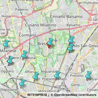 Mappa Via Ambrogio Strada, 20091 Bresso MI, Italia (2.84333)