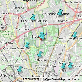 Mappa Via Ambrogio Strada, 20091 Bresso MI, Italia (2.6675)