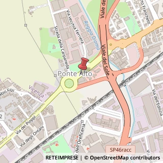 Mappa Strada Padana verso Verona, 101, 36100 Vicenza, Vicenza (Veneto)