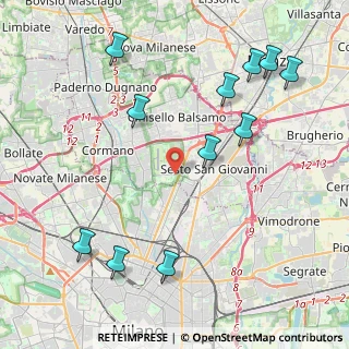 Mappa Via Gian Carlo Clerici, 20099 Sesto San Giovanni MI, Italia (4.99818)