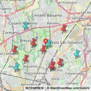 Mappa Via Gian Carlo Clerici, 20099 Sesto San Giovanni MI, Italia (2.16923)