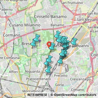 Mappa Via Gian Carlo Clerici, 20099 Sesto San Giovanni MI, Italia (1.36474)