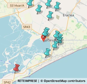 Mappa Via Adriatico, 30016 Jesolo VE, Italia (3.76154)