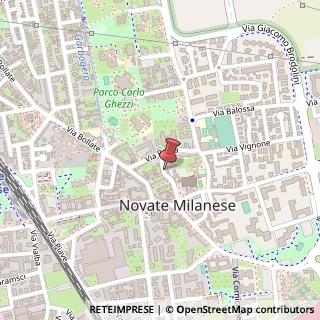 Mappa Via Madonnina, 10, 20026 Novate Milanese, Milano (Lombardia)