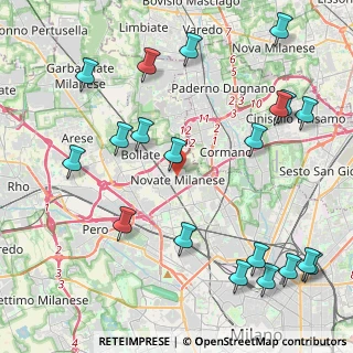 Mappa Via Roma, 20026 Novate Milanese MI, Italia (5.382)