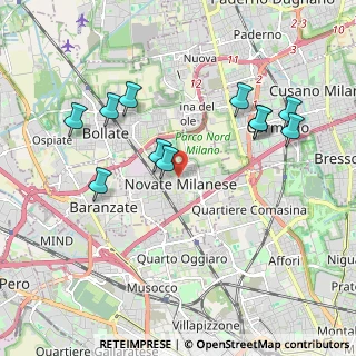 Mappa Via Roma, 20026 Novate Milanese MI, Italia (1.95091)