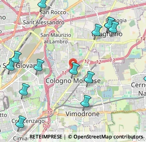 Mappa Via Finlandia, 20093 Cologno Monzese MI, Italia (2.66143)