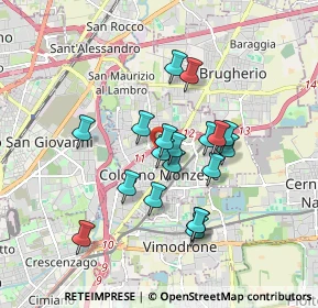 Mappa Via Finlandia, 20093 Cologno Monzese MI, Italia (1.45632)