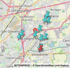 Mappa Via Finlandia, 20093 Cologno Monzese MI, Italia (1.51083)