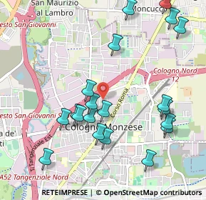 Mappa Via Finlandia, 20093 Cologno Monzese MI, Italia (1.113)
