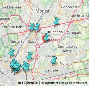 Mappa Via Finlandia, 20093 Cologno Monzese MI, Italia (5.384)