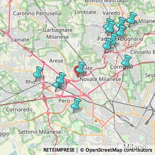 Mappa Via Pordoi, 20021 Baranzate MI, Italia (4.61923)