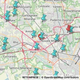 Mappa Via Pordoi, 20021 Baranzate MI, Italia (6.3585)