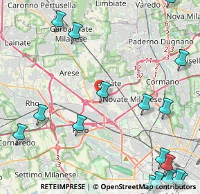 Mappa Via Pordoi, 20021 Baranzate MI, Italia (6.9)