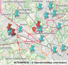 Mappa Via Pordoi, 20021 Baranzate MI, Italia (4.86263)