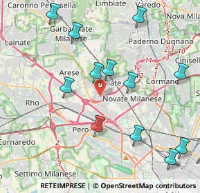Mappa Via Pordoi, 20021 Baranzate MI, Italia (4.51)