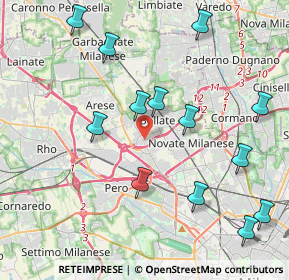 Mappa Via Pordoi, 20021 Baranzate MI, Italia (4.56923)