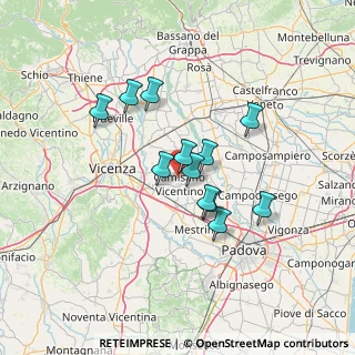 Mappa Via Pozzetto, 36043 Camisano Vicentino VI, Italia (10.60083)