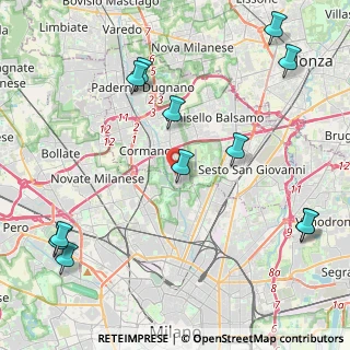 Mappa Via Ludovico Ariosto, 20091 Bresso MI, Italia (5.41167)