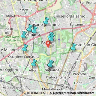 Mappa Via Ludovico Ariosto, 20091 Bresso MI, Italia (1.80455)