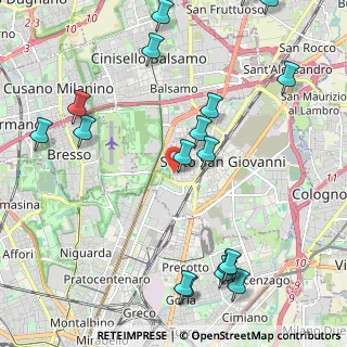 Mappa Via Custoza, 20099 Sesto San Giovanni MI, Italia (2.72944)