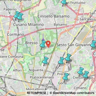 Mappa Via G. C. Clerici, 20091 Bresso MI, Italia (2.935)
