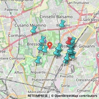 Mappa Via Clerici, 20091 Bresso MI, Italia (1.543)