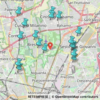 Mappa Via Clerici, 20091 Bresso MI, Italia (2.35059)