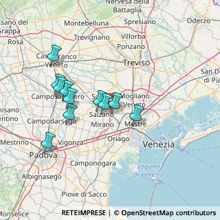 Mappa A4 Torino - Trieste, 30030 Salzano VE, Italia (12.98636)